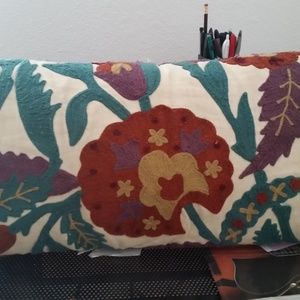 Flowery Decorative Pillow